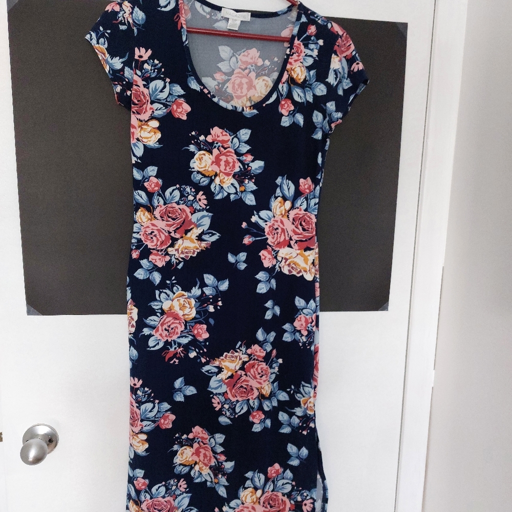 Magazine floral dress